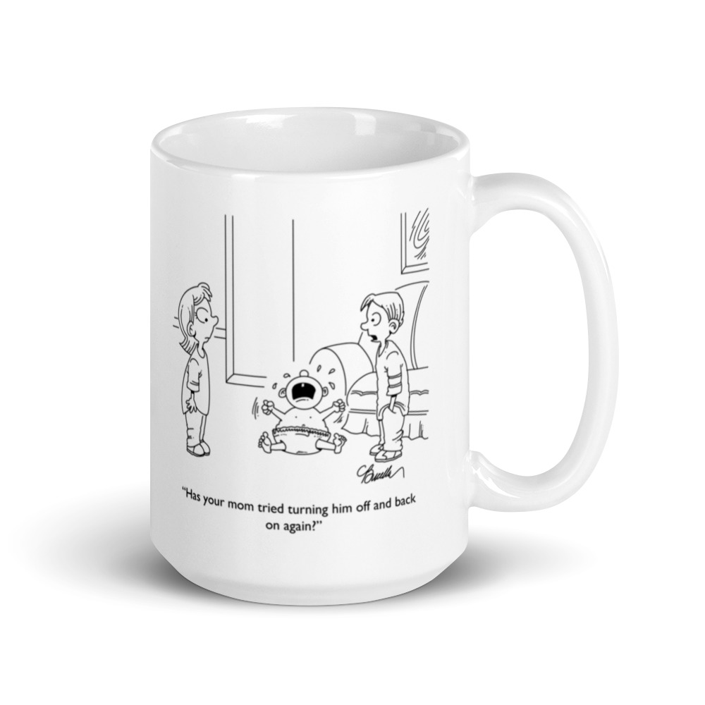 White Glossy Mug