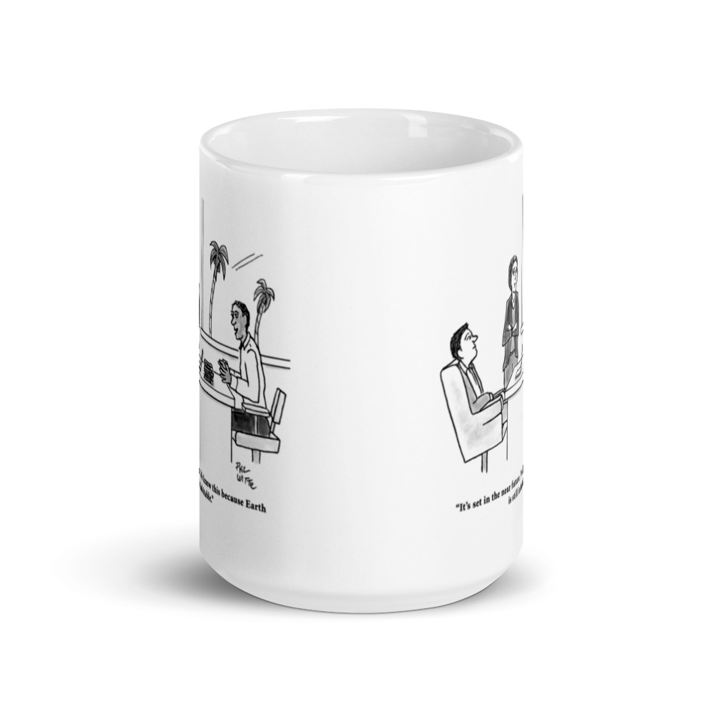 White Glossy Mug