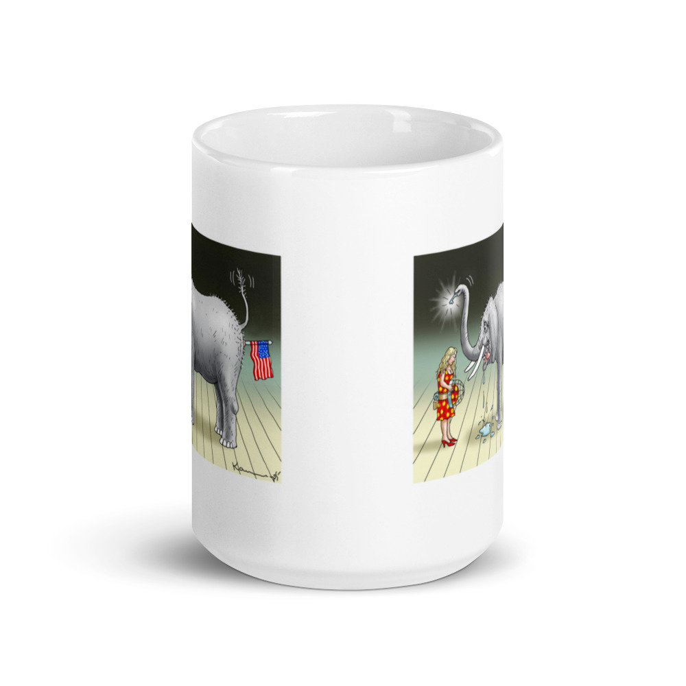 White Glossy Mug