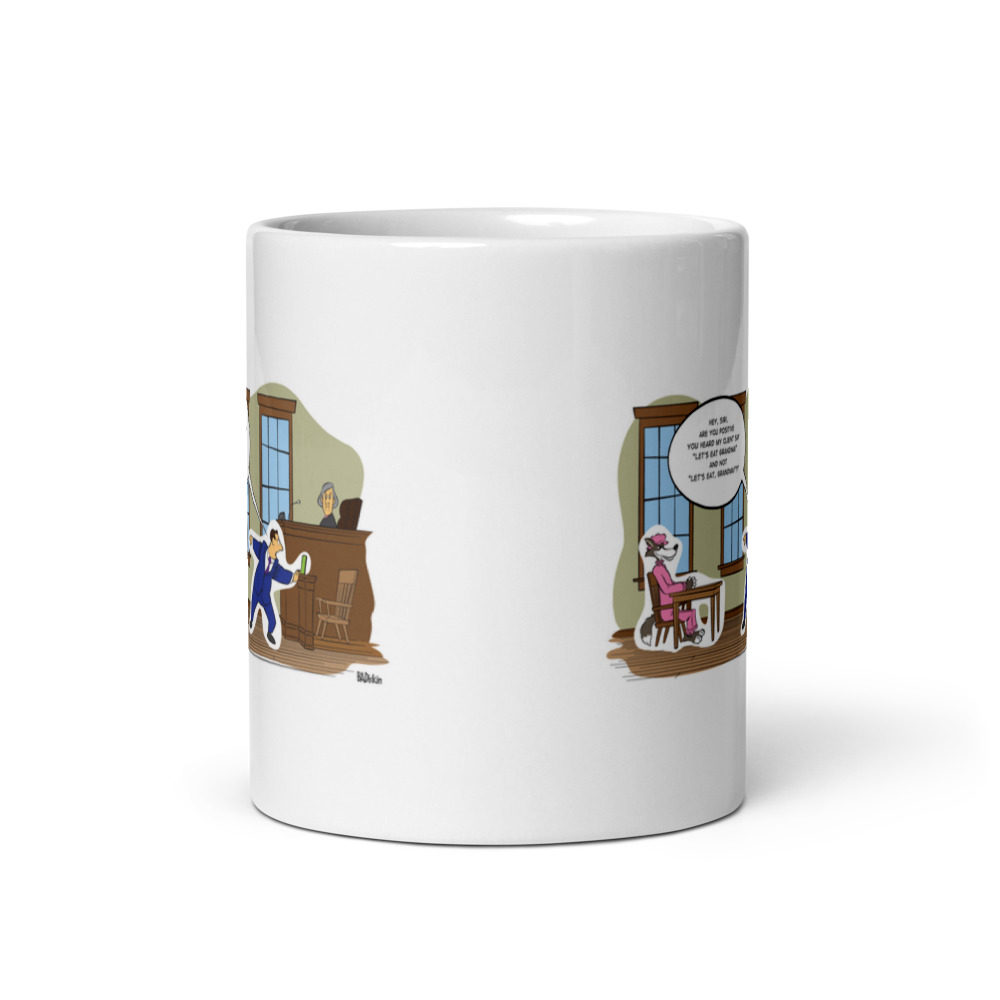White Glossy Mug