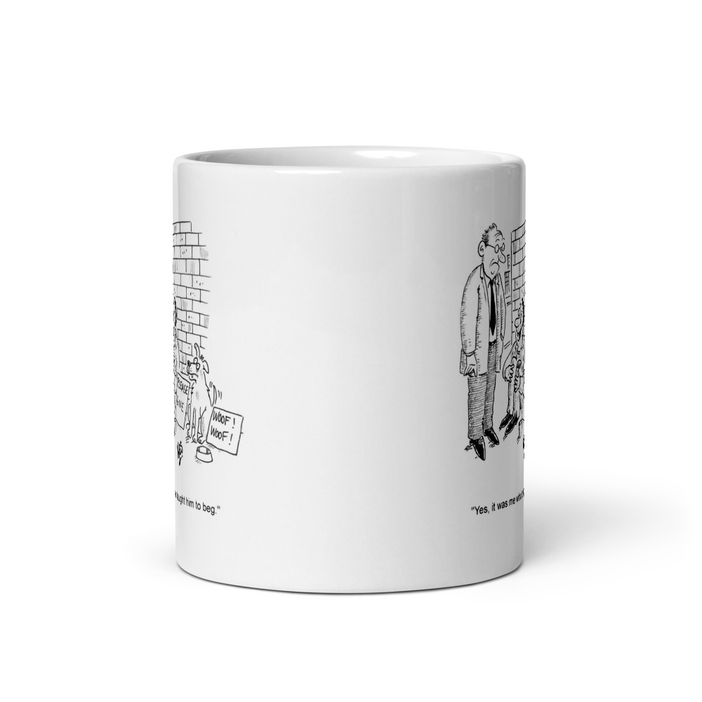 White Glossy Mug