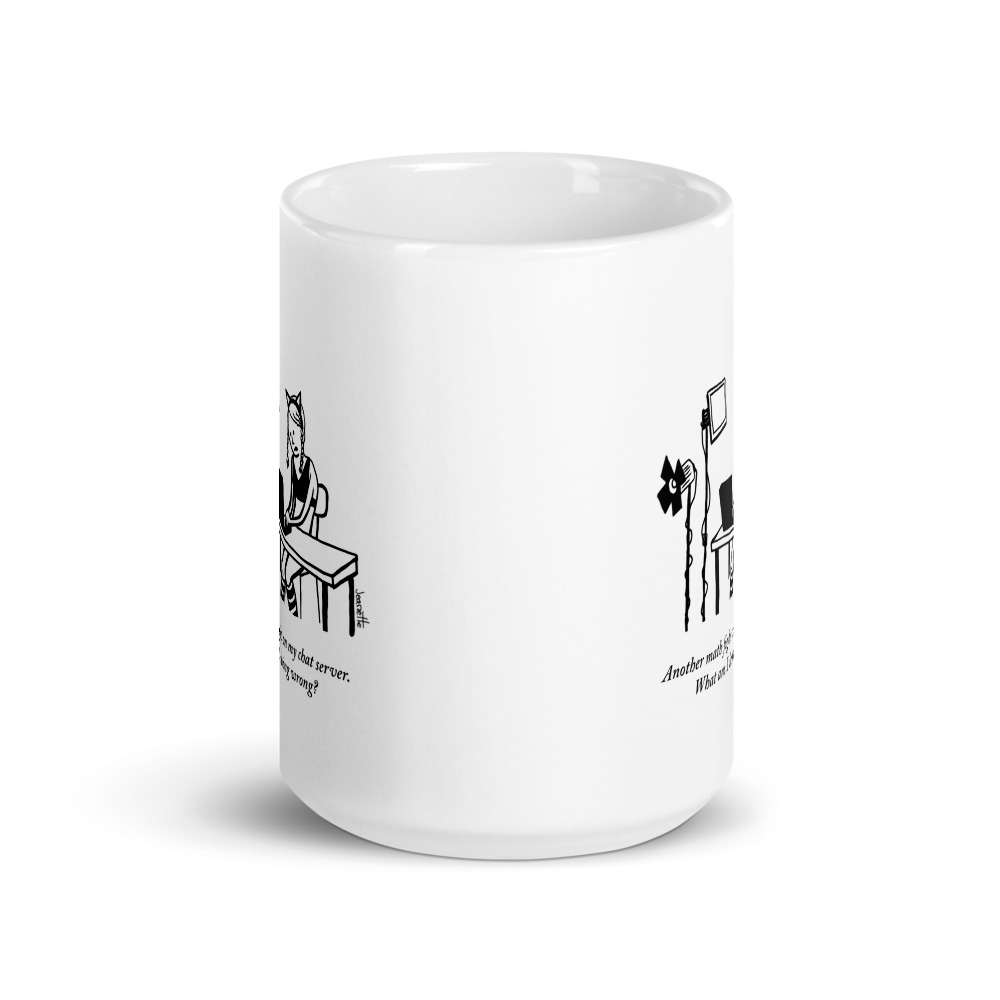 White Glossy Mug