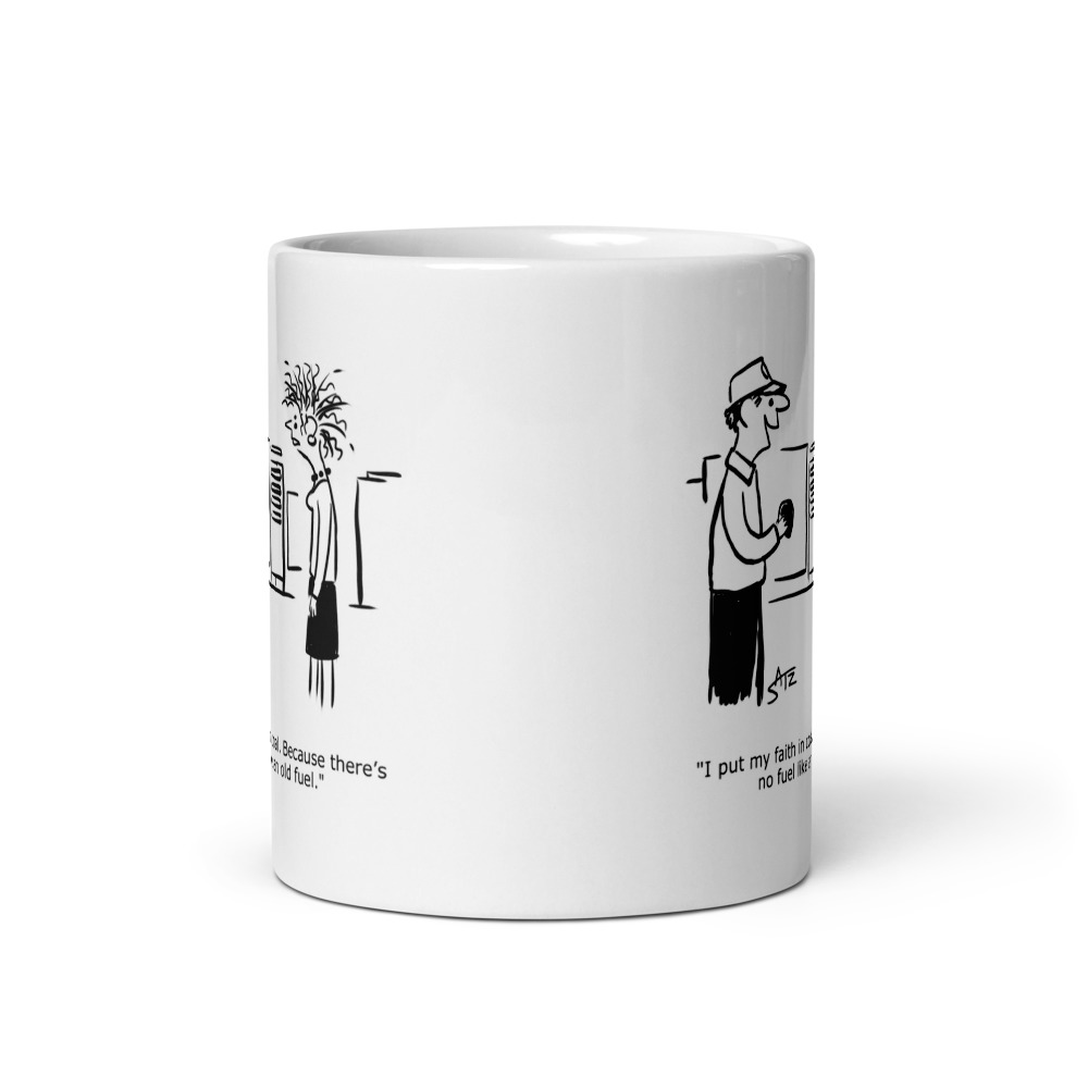 White Glossy Mug