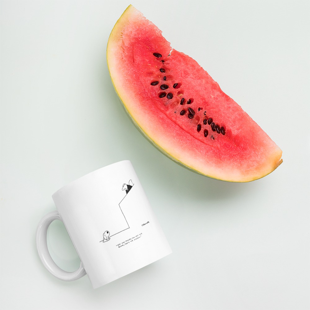 White Glossy Mug