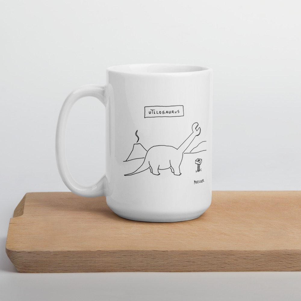 White Glossy Mug