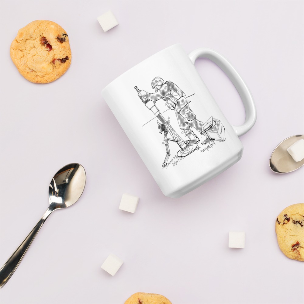 White Glossy Mug