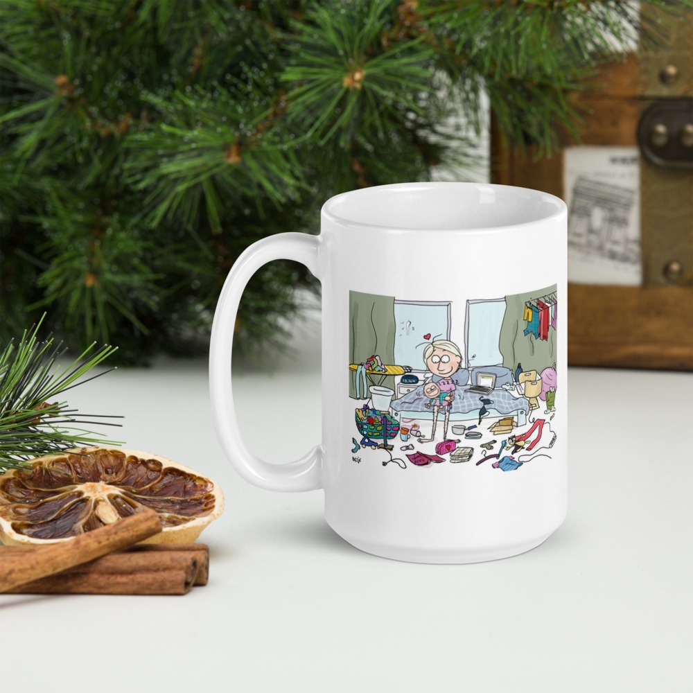 White Glossy Mug