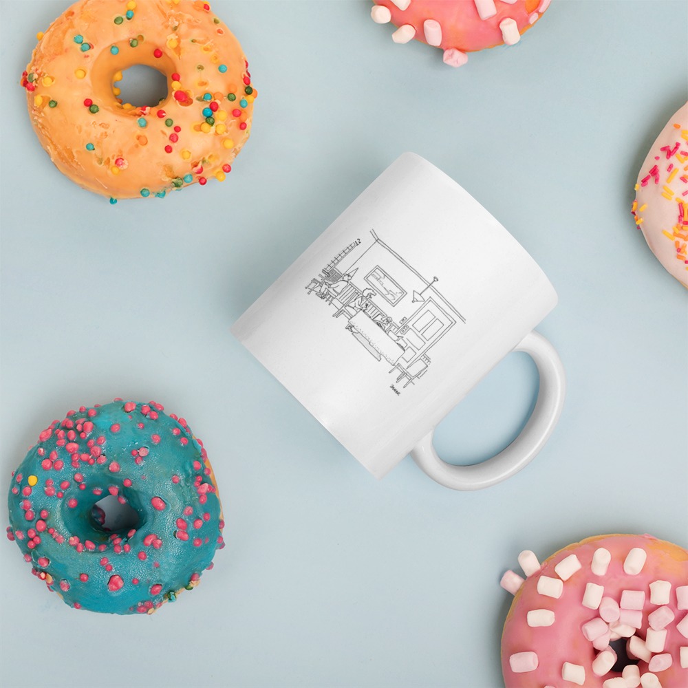 White Glossy Mug
