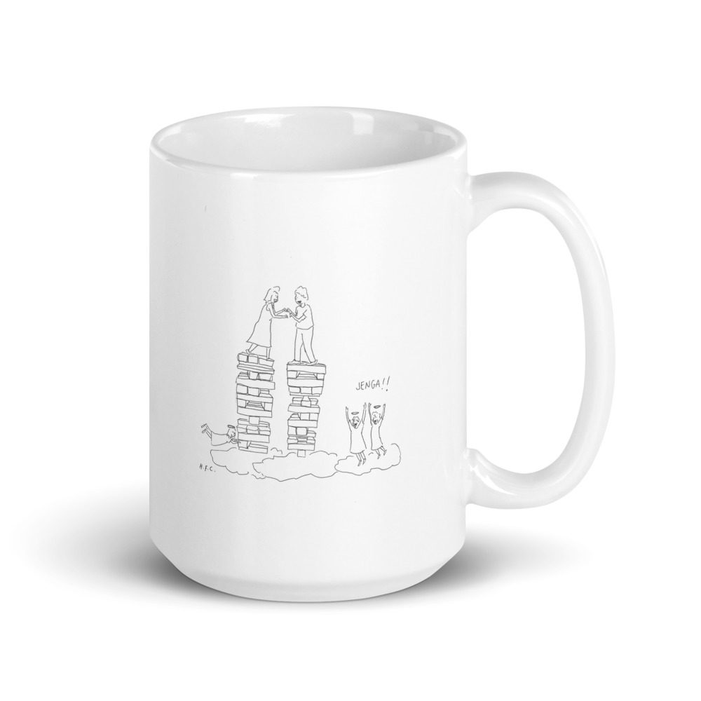 White Glossy Mug