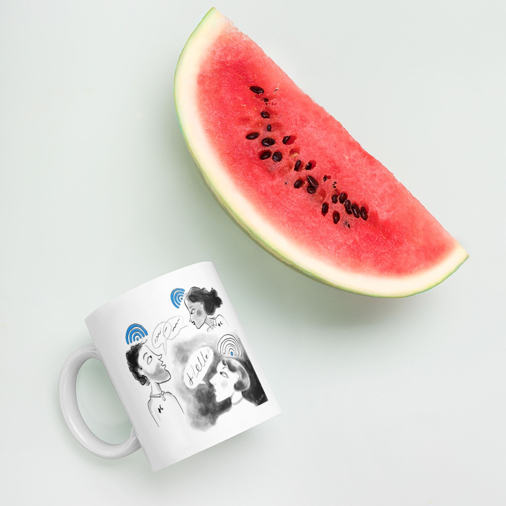 White Glossy Mug