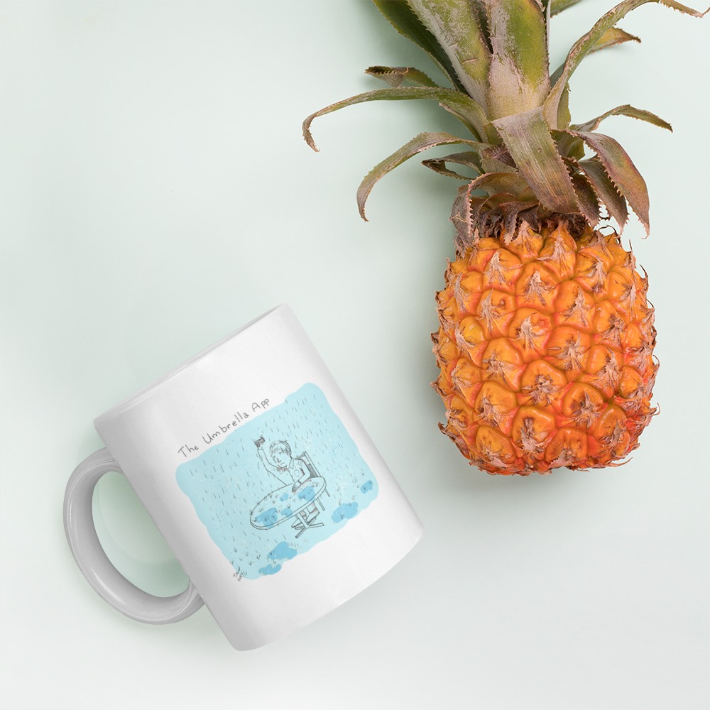 White Glossy Mug