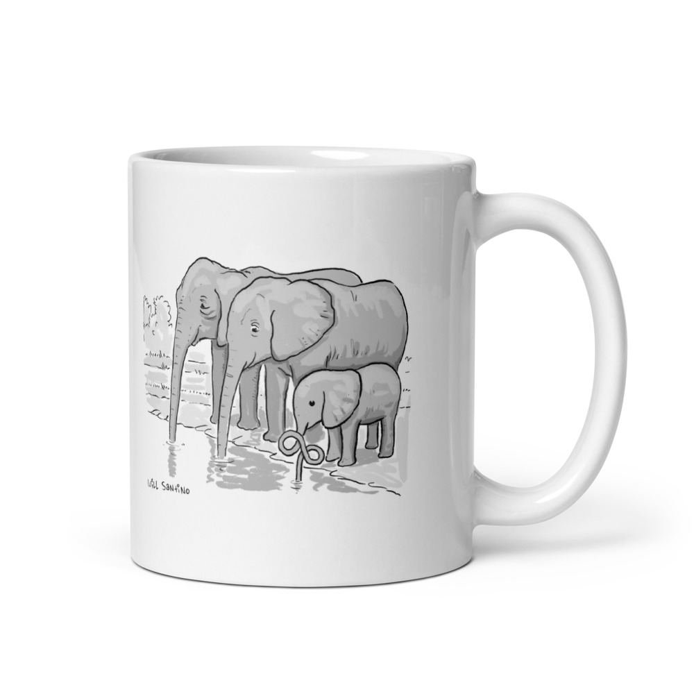White Glossy Mug