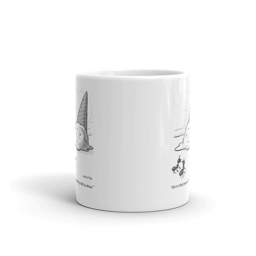 White Glossy Mug