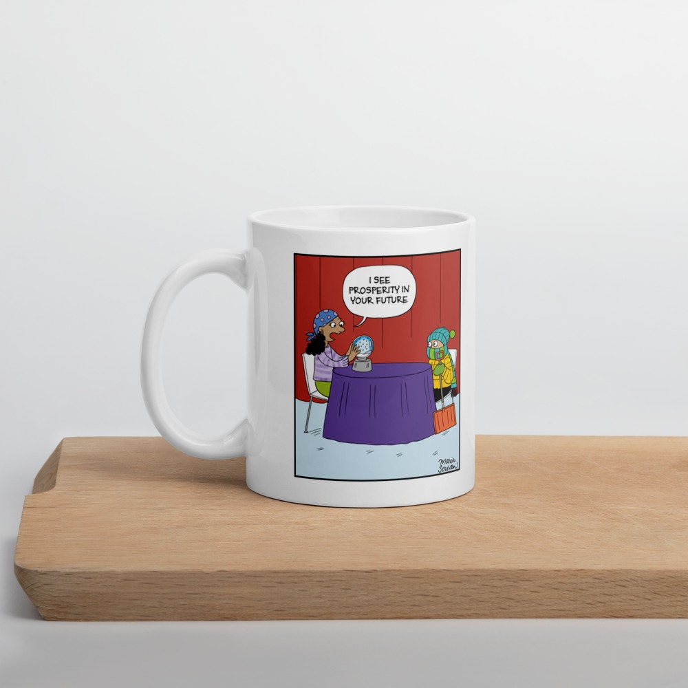 White Glossy Mug