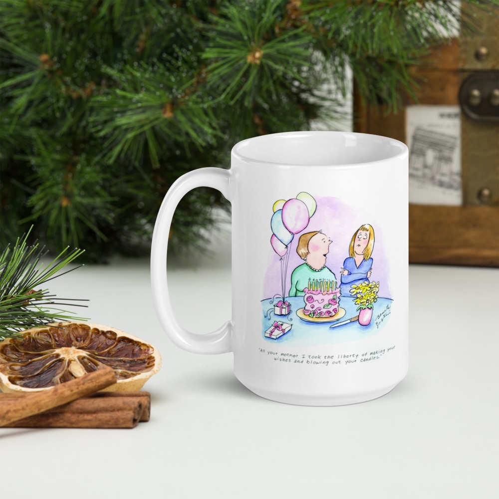 White Glossy Mug