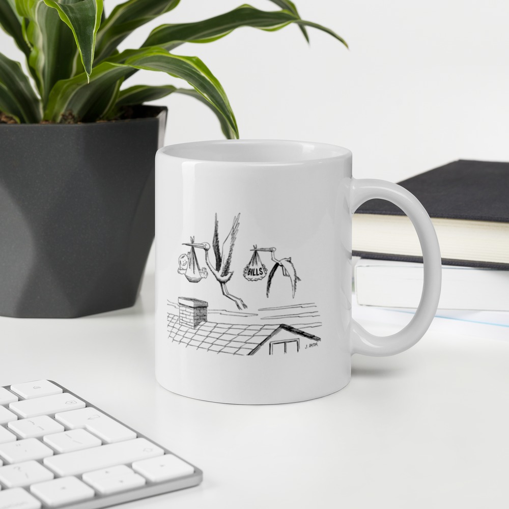 White Glossy Mug