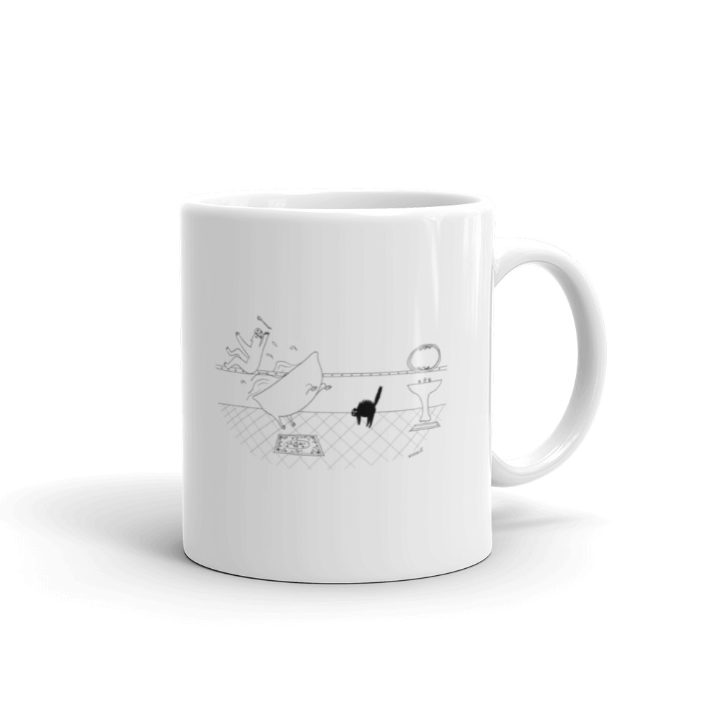 White Glossy Mug