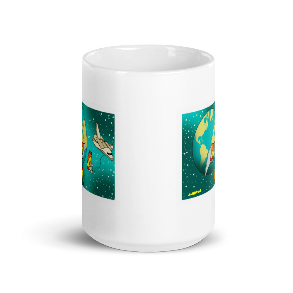 White Glossy Mug