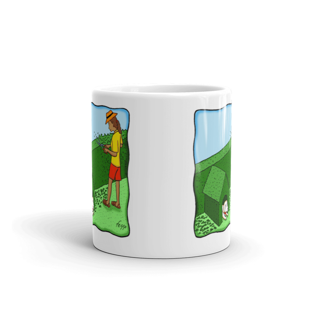 White Glossy Mug