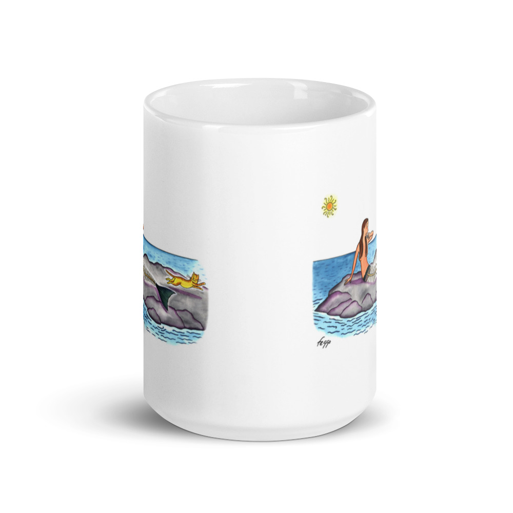 White Glossy Mug
