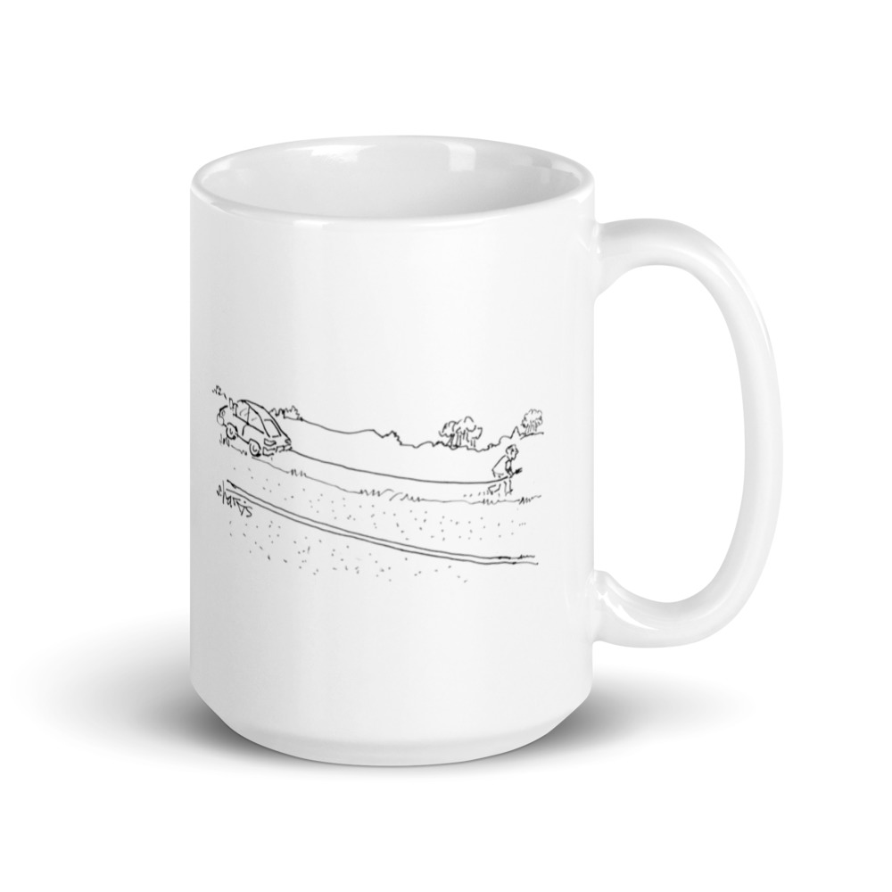White Glossy Mug
