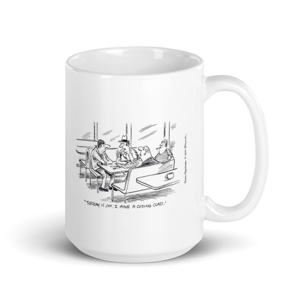 White Glossy Mug
