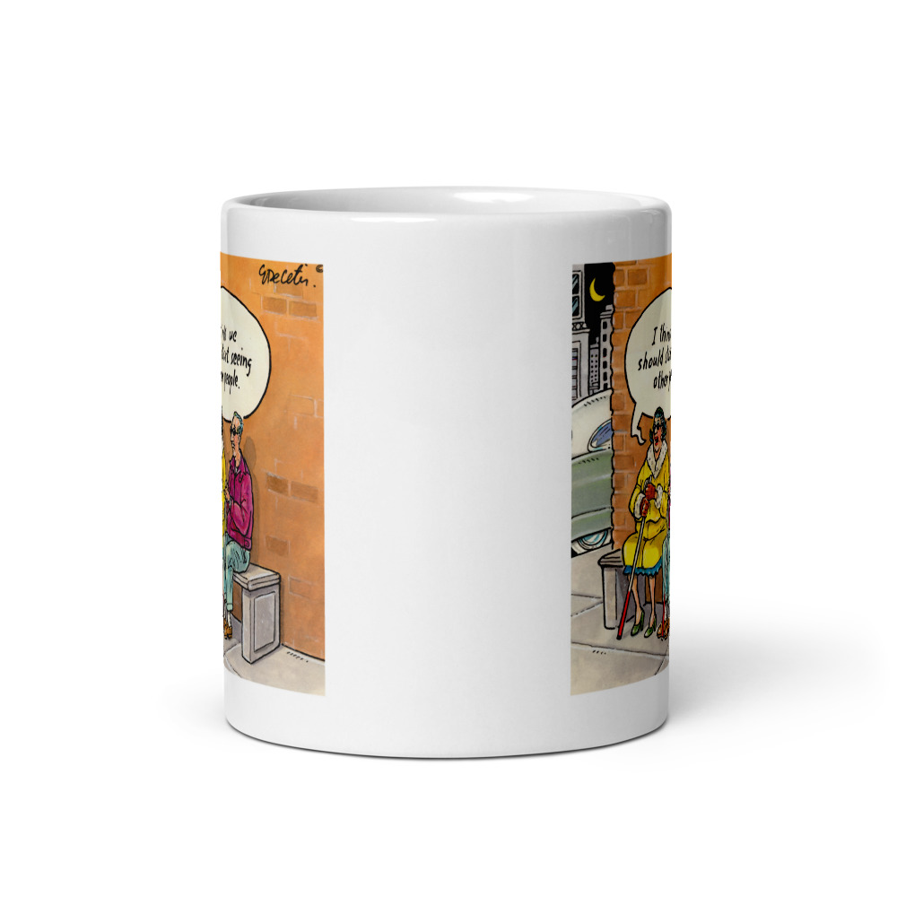 White Glossy Mug