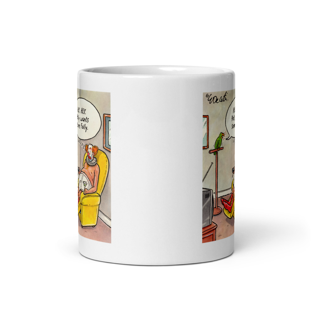 White Glossy Mug