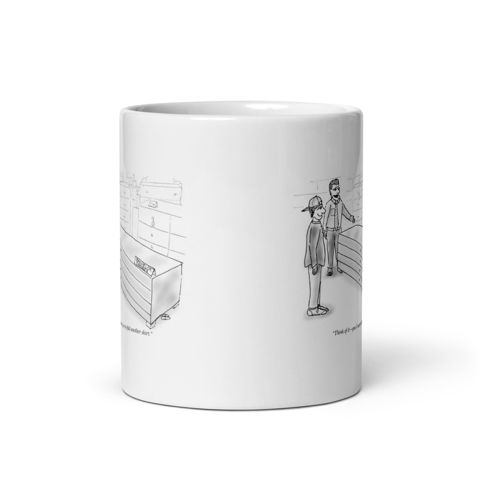 White Glossy Mug