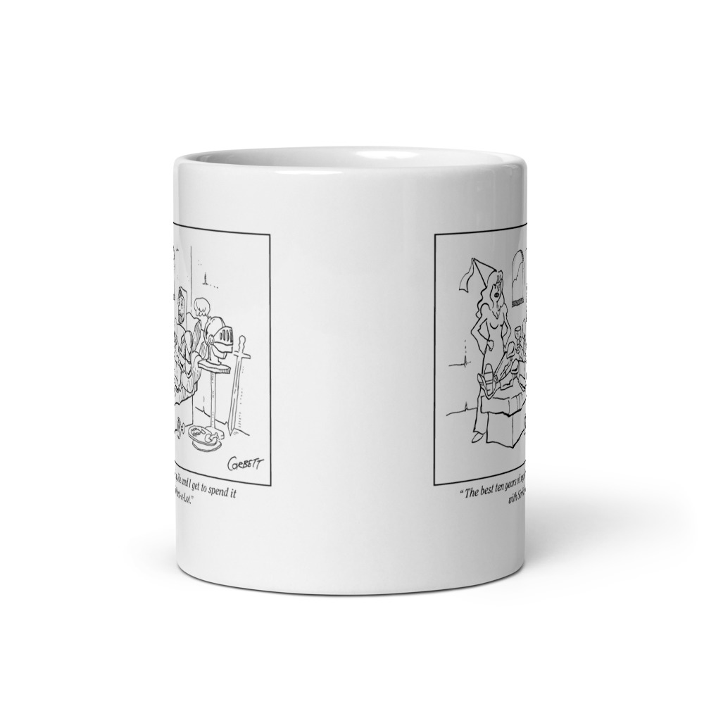 White Glossy Mug
