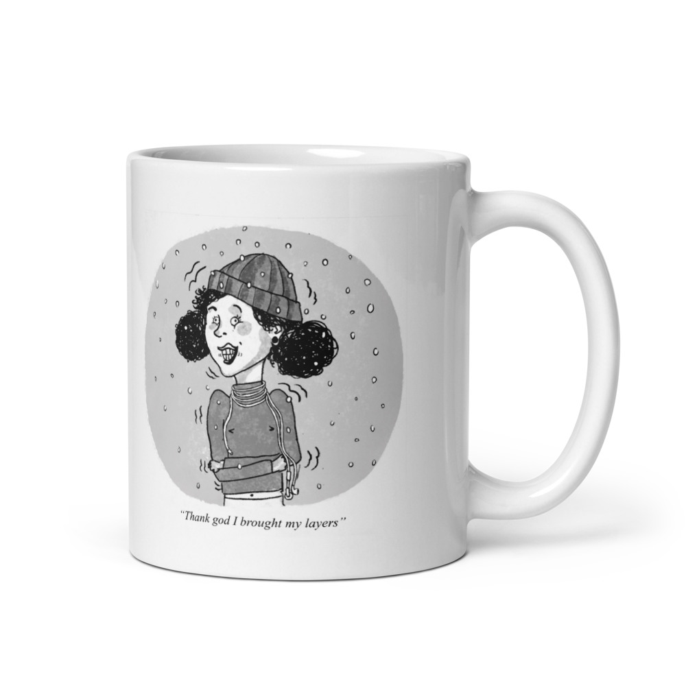 White Glossy Mug