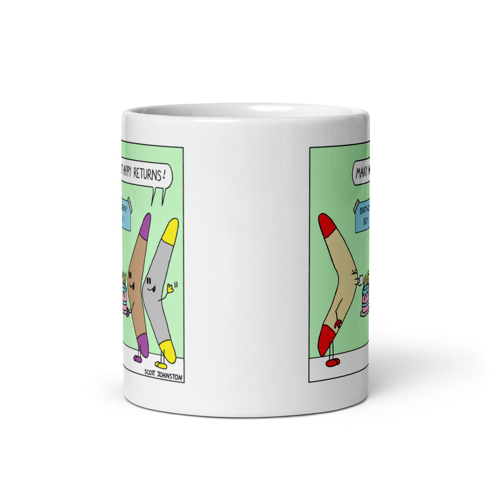 White Glossy Mug