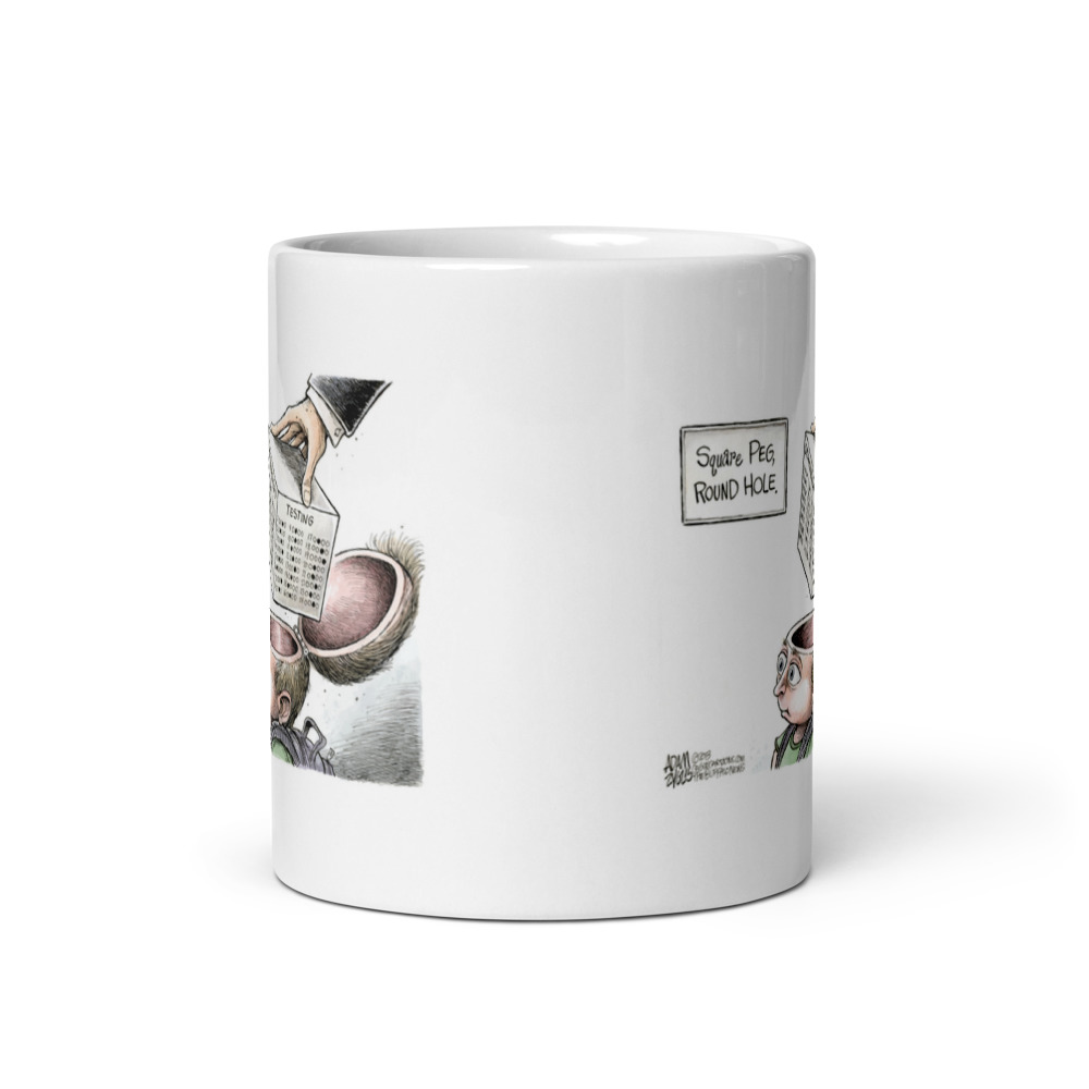 White Glossy Mug