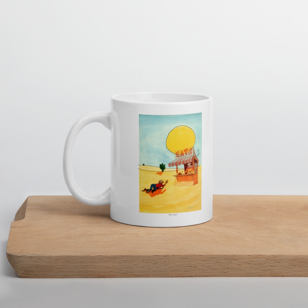 White Glossy Mug