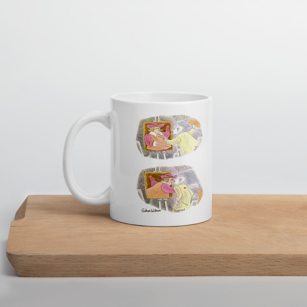 White Glossy Mug
