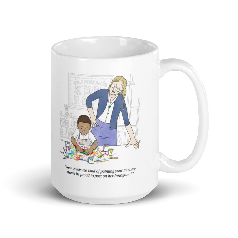 White Glossy Mug