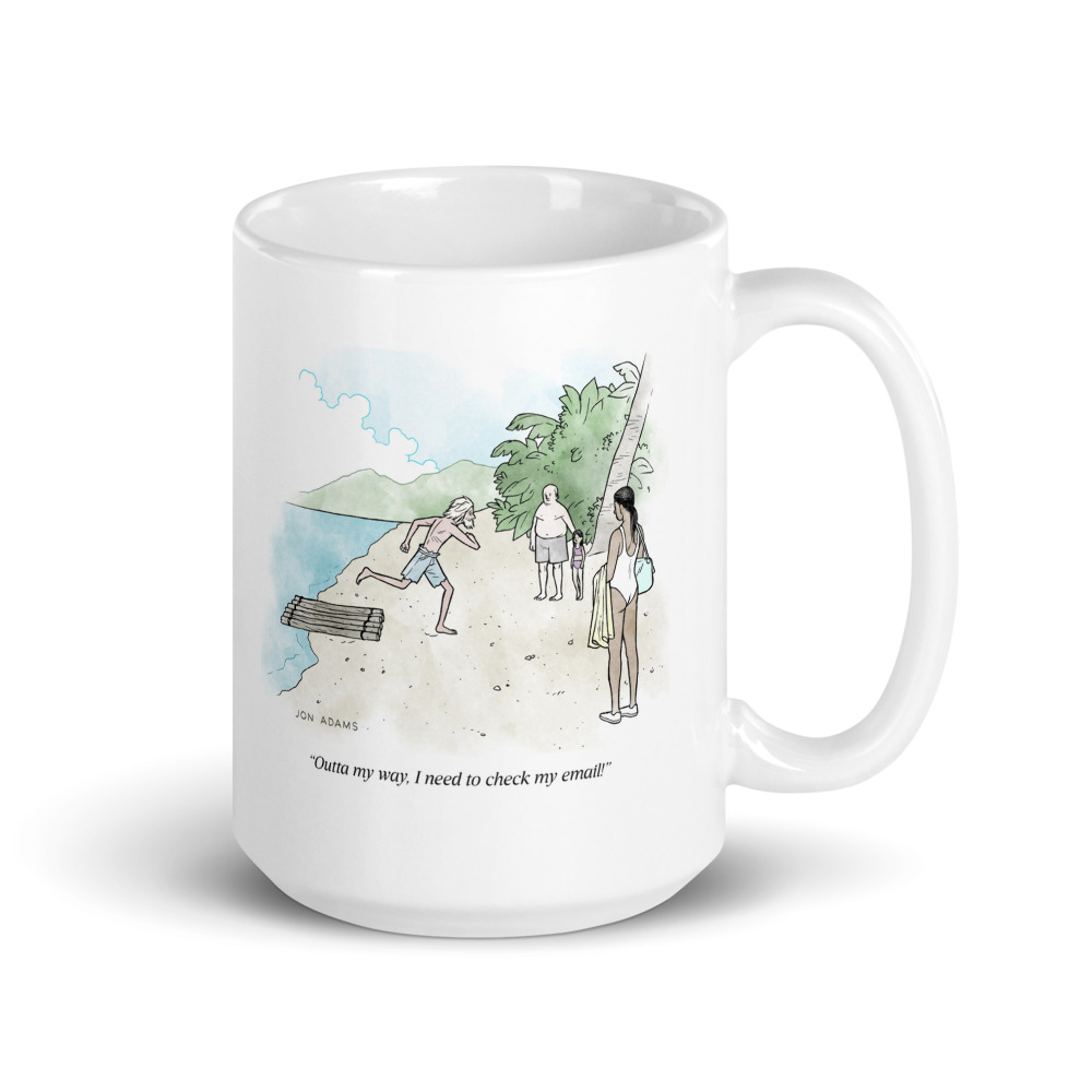 White Glossy Mug