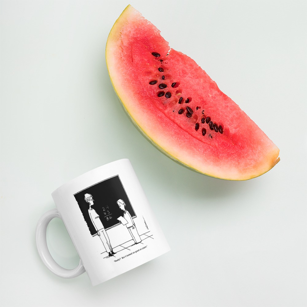 White Glossy Mug