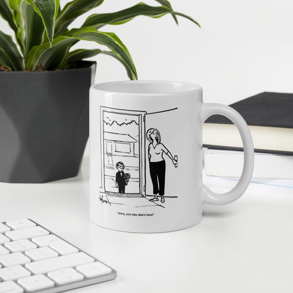 White Glossy Mug