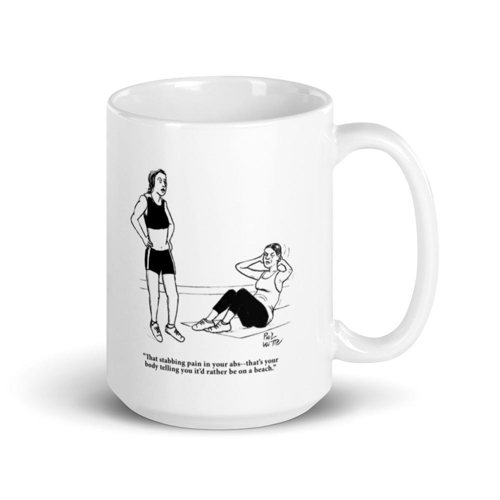 White Glossy Mug
