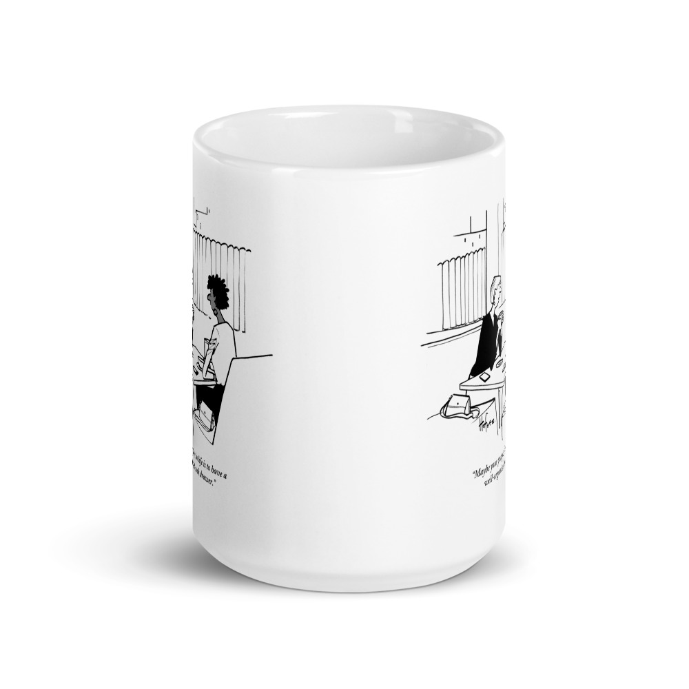 White Glossy Mug